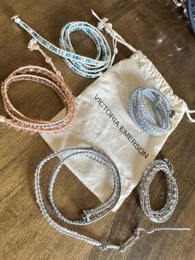Victoria Emerson Wrap Bracelet Bundle | 5 Pieces | Beaded Boho Set